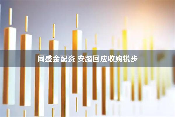 同盛金配资 安踏回应收购锐步