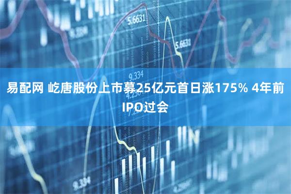 易配网 屹唐股份上市募25亿元首日涨175% 4年前IPO过会